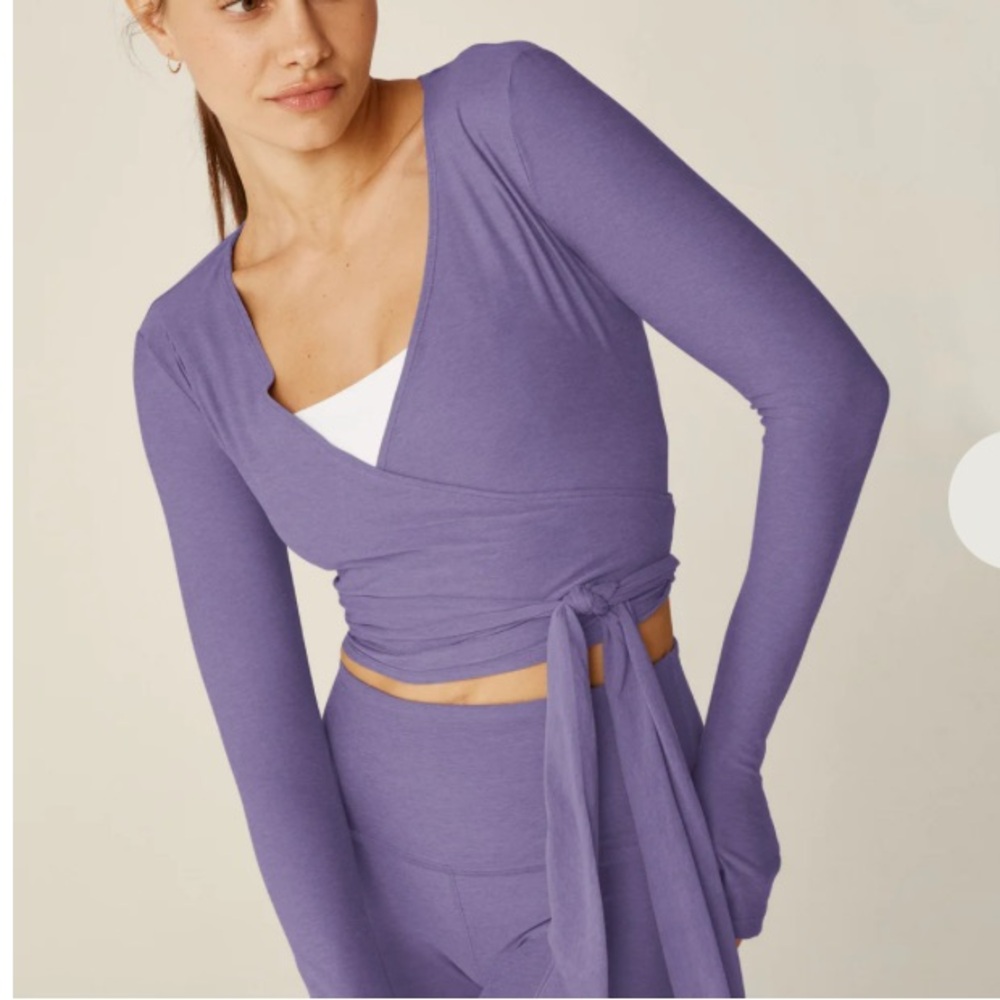 Lululemon wrap around dance top